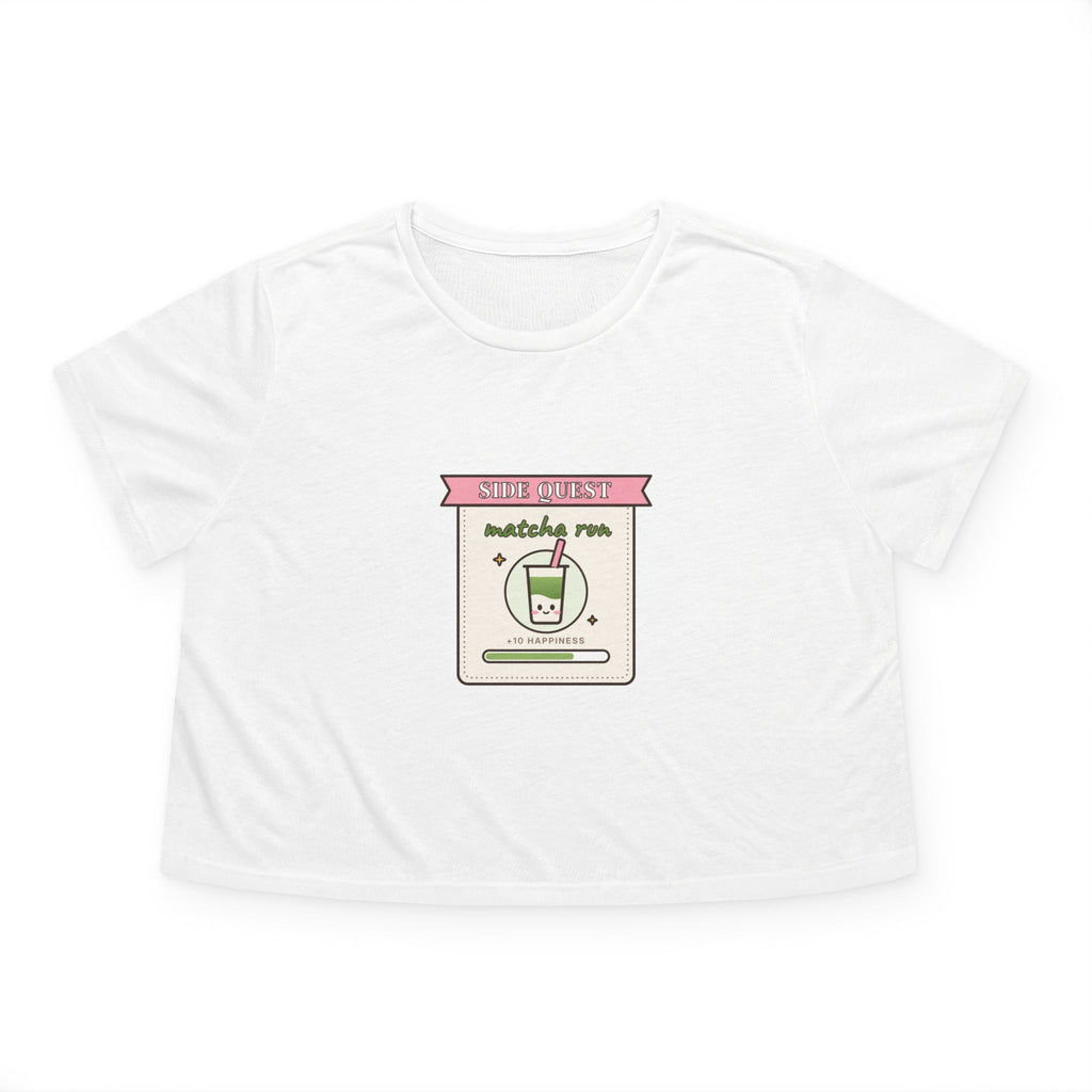 Side Quest: Matcha Run Cropped Tee