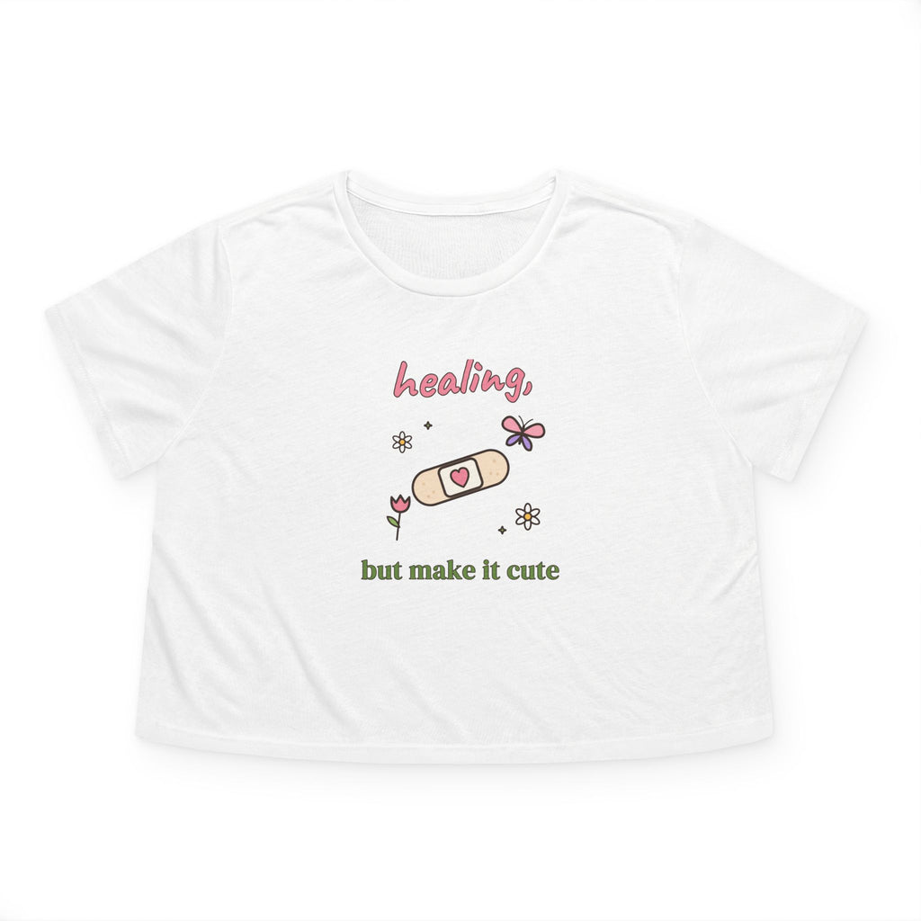 Healing, but Make It Cute Cropped Tee