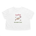Healing, but Make It Cute Cropped Tee