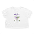 Ube-lieve in Yourself Cropped Tee