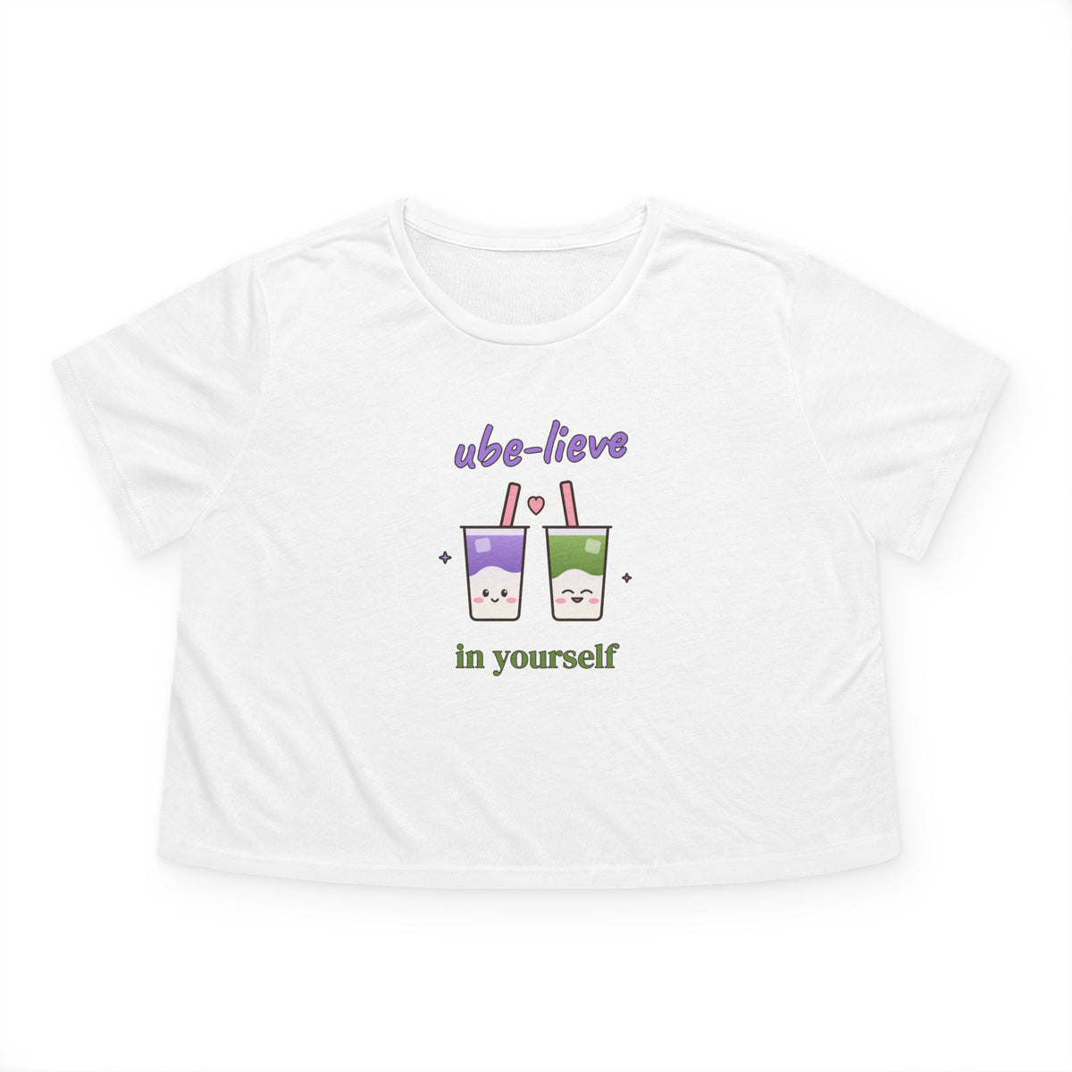 Ube-lieve in Yourself Cropped Tee