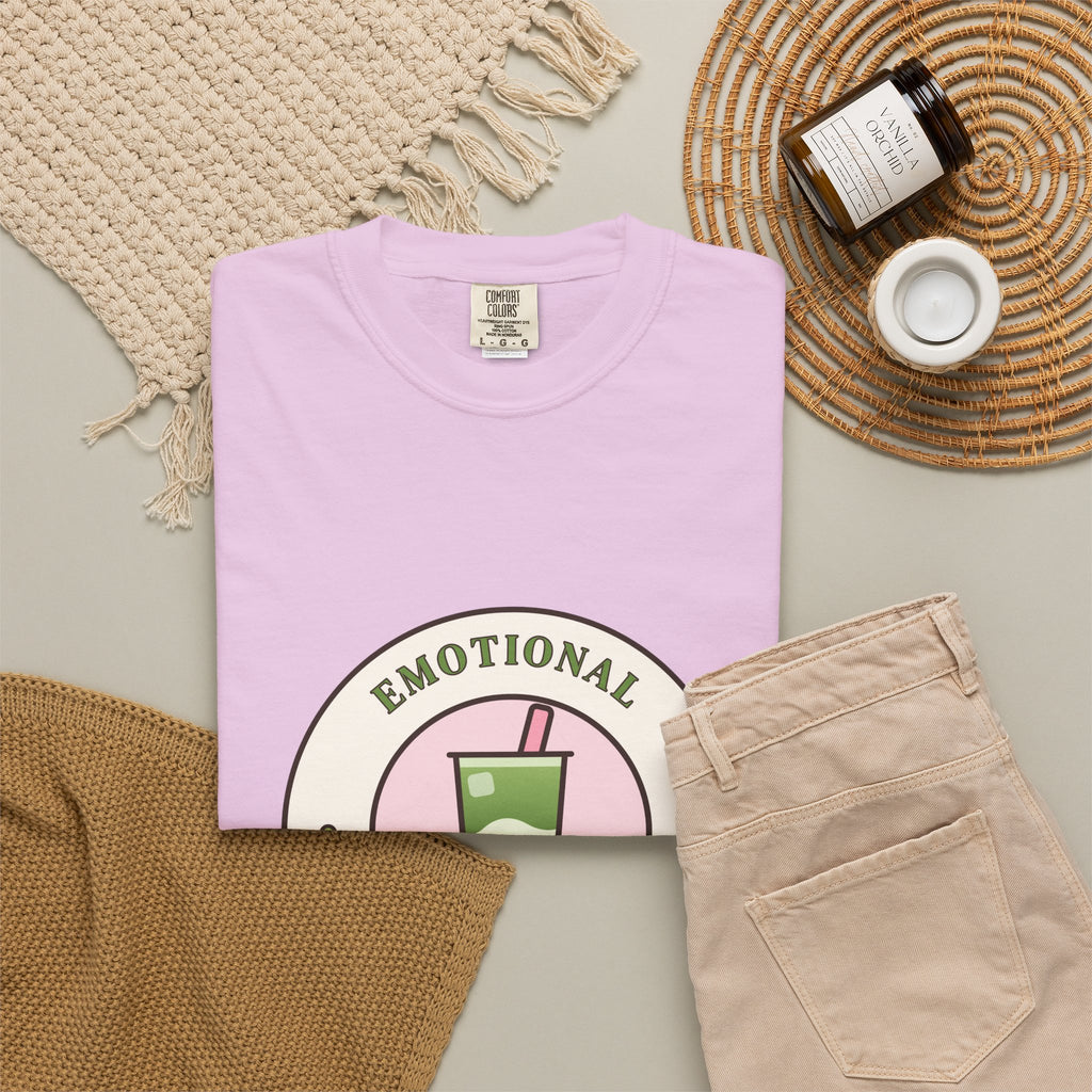 Emotional Support Matcha Comfort Colors Tee
