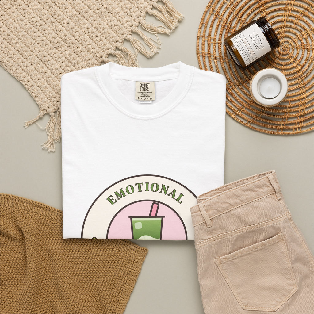 Emotional Support Matcha Comfort Colors Tee