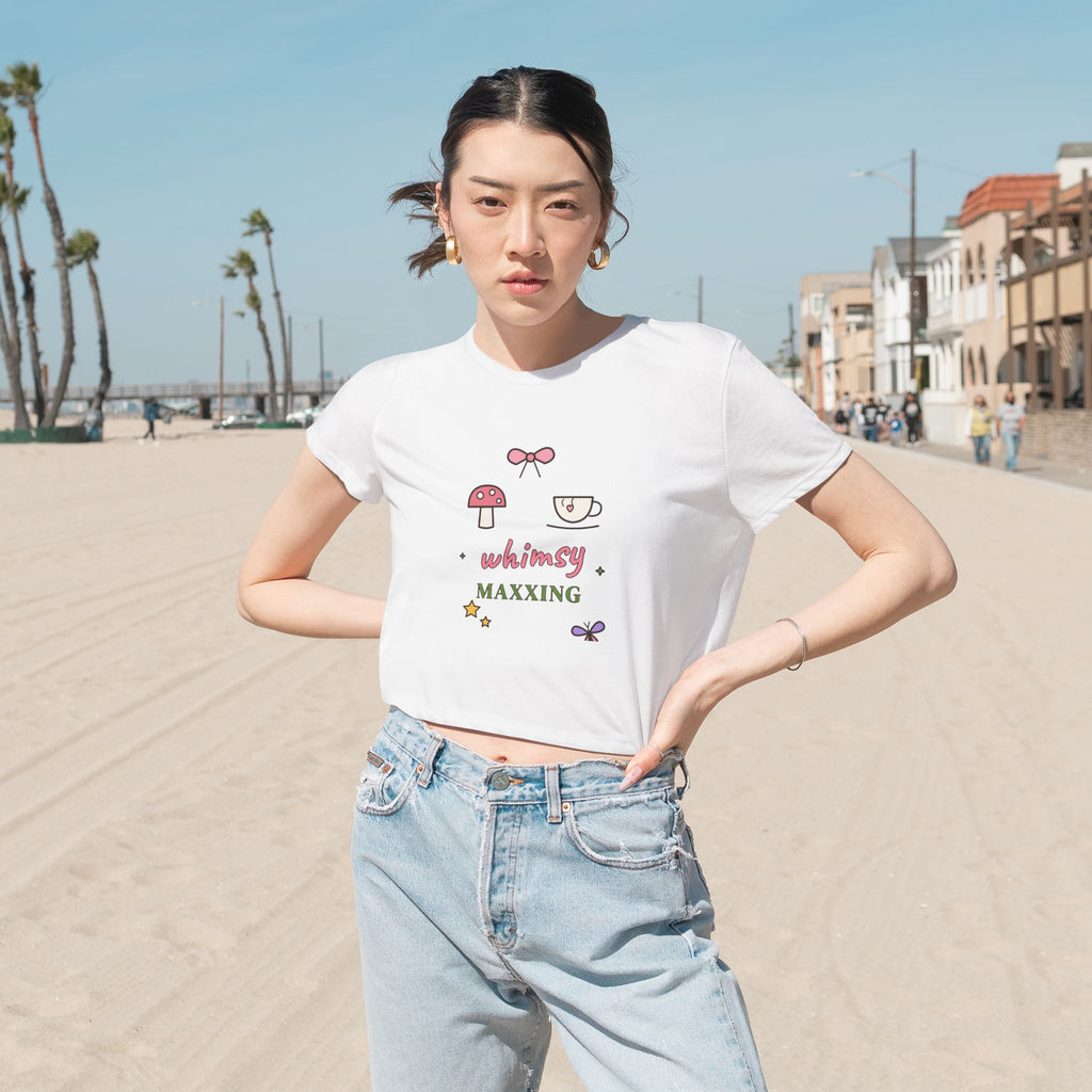 Whimsy Maxxing Cropped Tee