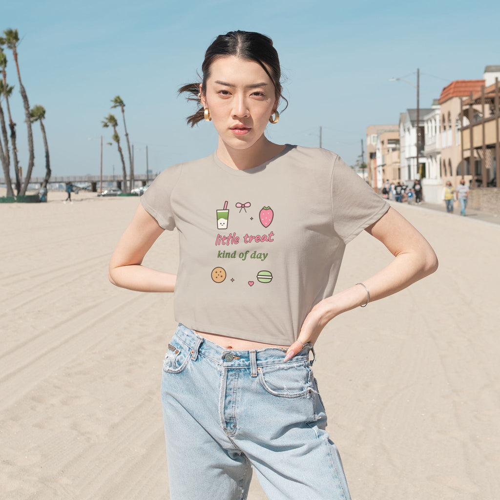 Little Treat Kind of Day Cropped Tee