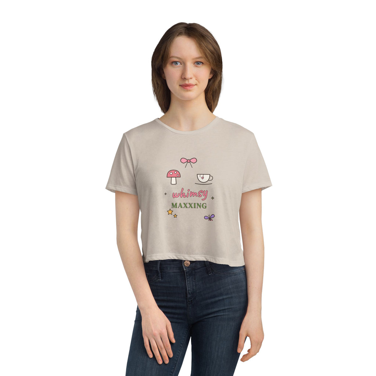 Whimsy Maxxing Cropped Tee