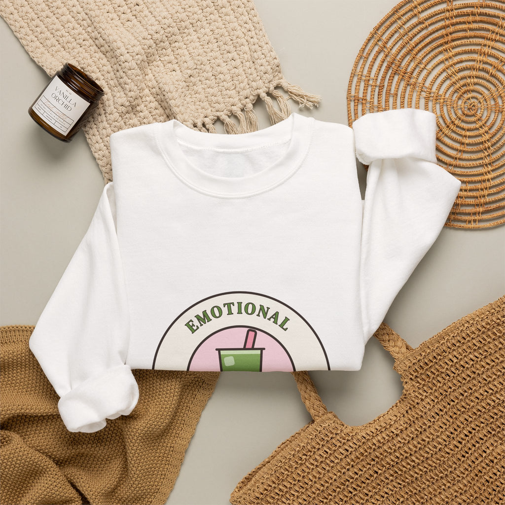 Emotional Support Matcha Sweatshirt