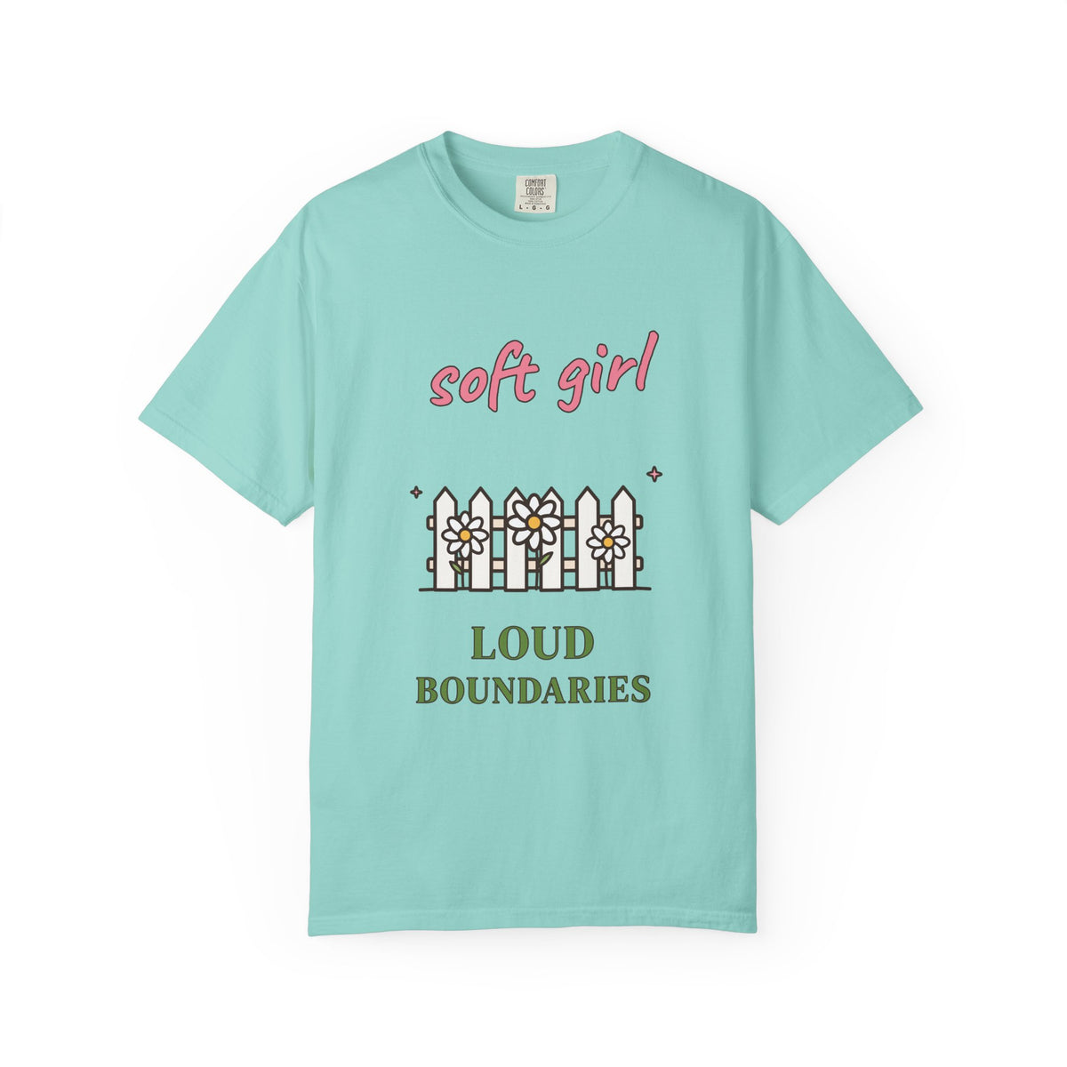 Soft Girl, Loud Boundaries Comfort Colors Tee