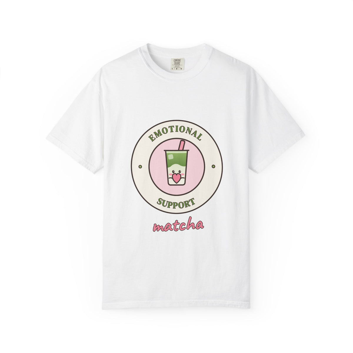 Emotional Support Matcha Comfort Colors Tee