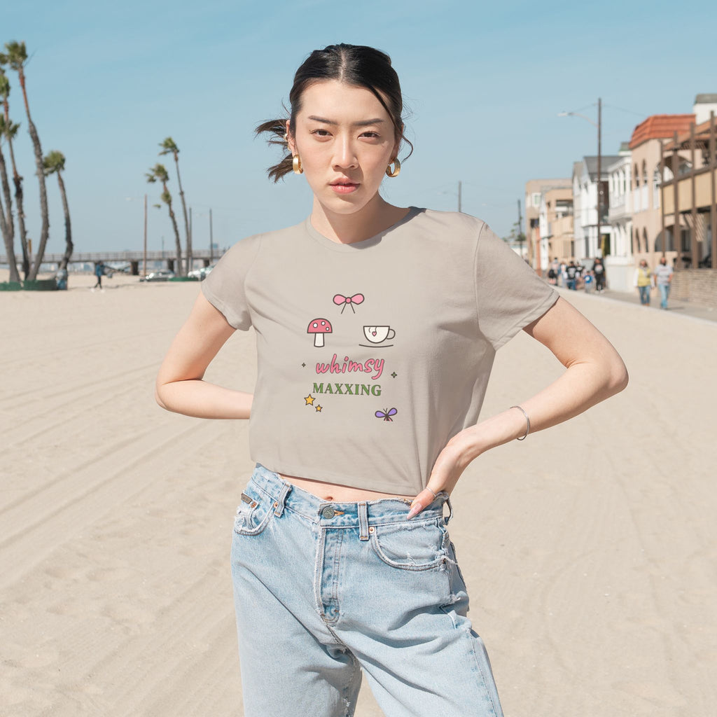 Whimsy Maxxing Cropped Tee