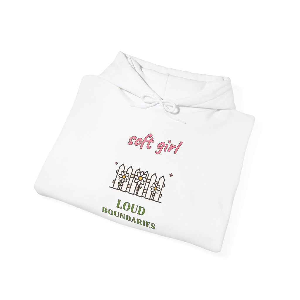 Soft Girl, Loud Boundaries Hoodie