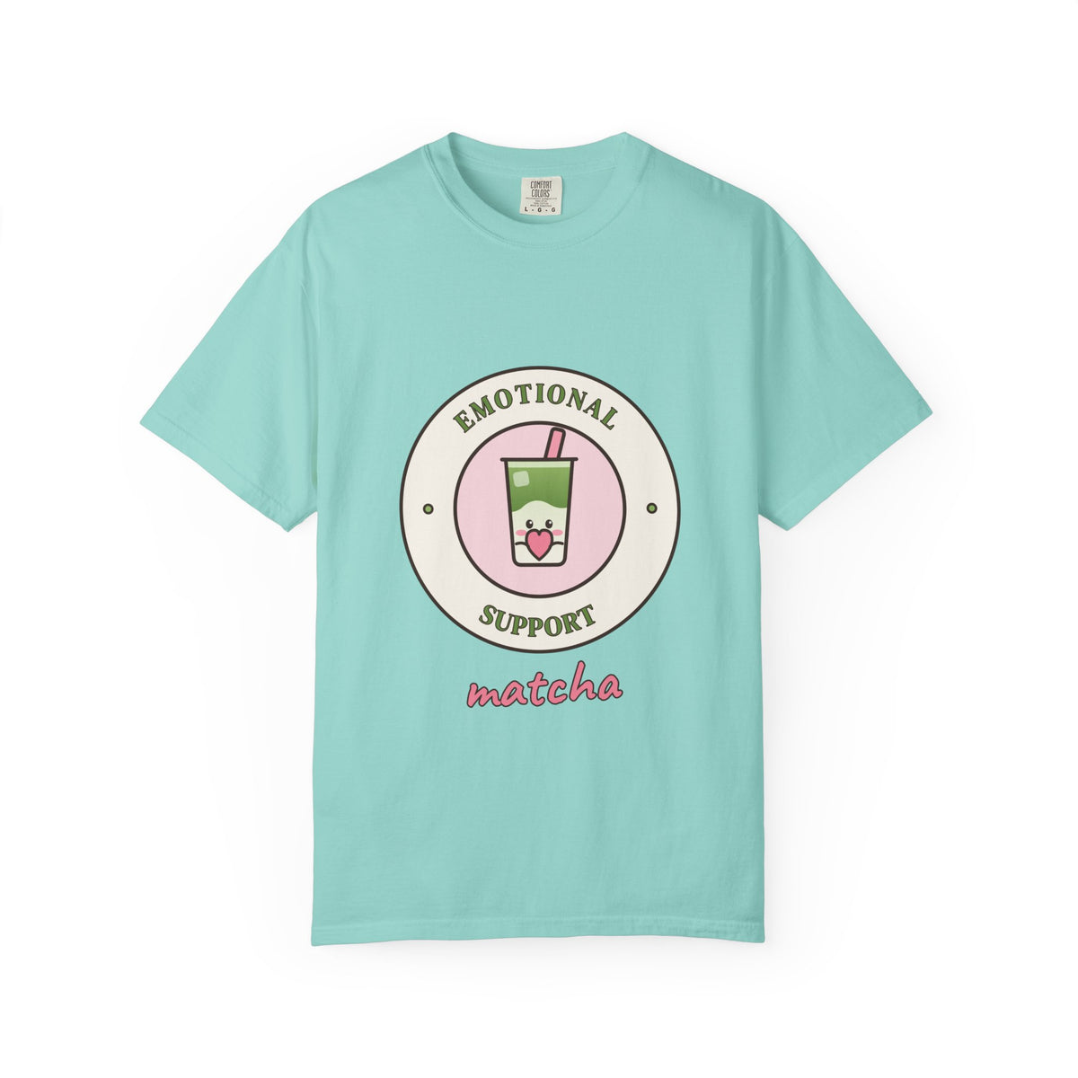 Emotional Support Matcha Comfort Colors Tee