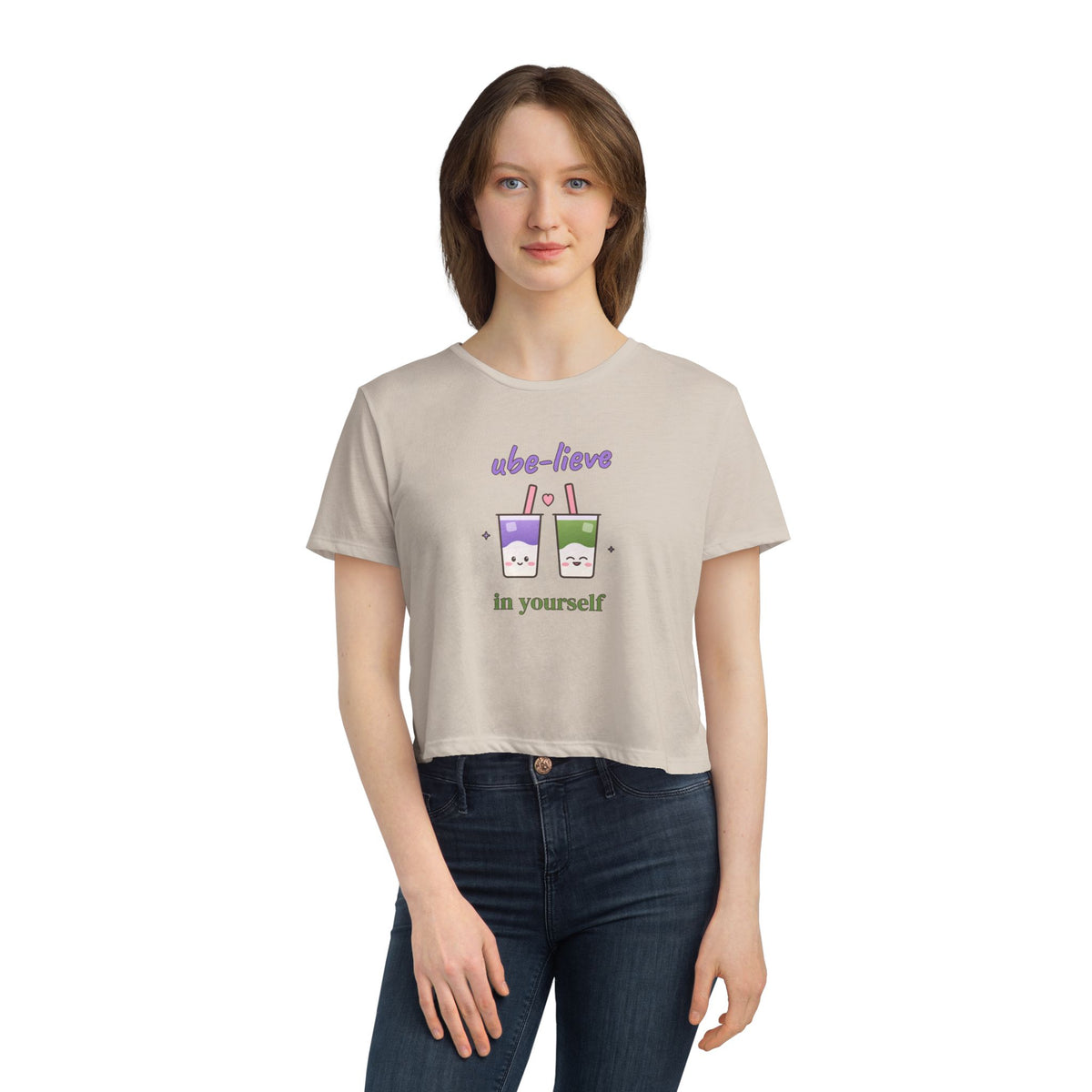 Ube-lieve in Yourself Cropped Tee